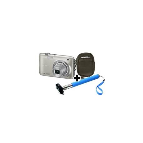 CAMARA DIGITAL NIKON COOLPIX S2900 PLATA