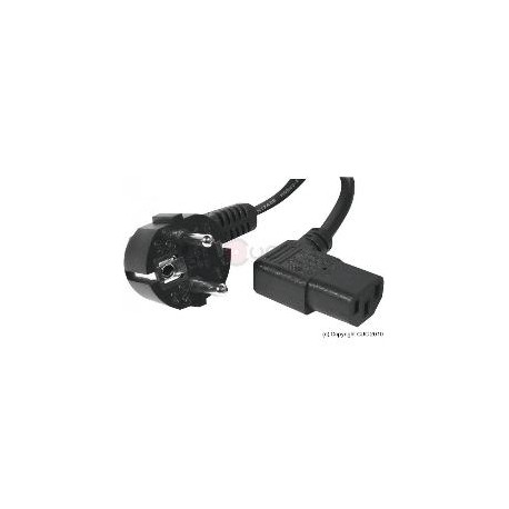 CABLE ALIMENTACION ACODADO. 220 V-10A. 1.80