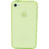 Funda trasera gel Mooster iPhone4 verde relieve tachuela