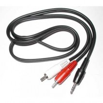 CABLE JACK 3.5 MACHO RCA MACHO