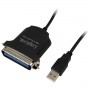 CABLE CONVERTIDOR USB A PUERTO PARALELO