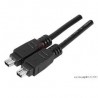 CABLE MINI FIREWIRE 4P-4P 2 M
