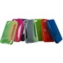 Funda trasera gel Mooster iPhone 4 azul semitransparente