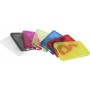 Funda trasera gel Mooster iPhone 4 blanca estampada rombos