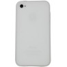 Funda trasera gel Mooster iPhone 4 blanca liso mate
