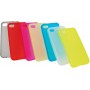 Funda trasera gel Mooster iPhone 4 azul liso mate