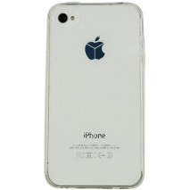 Funda trasera gel Mooster iPhone 4 transparente estampado estrellas