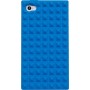 Funda Mooster trasera goma tachuela iPhone 4 azul