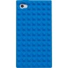 Funda Mooster trasera goma tachuela iPhone 4 azul