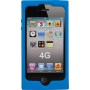 Funda Mooster trasera goma tachuela iPhone 4 azul