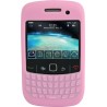 Funda Mooster silicona rosa con teclado para Blackberry 8520