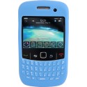Funda Mooster silicona azul con teclado para Blackberry 8520