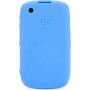 Funda Mooster silicona azul con teclado para Blackberry 8520