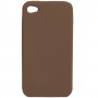 Funda Mooster trasera silicona iPhone 4 marron