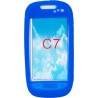 Funda Mooster trasera silicona Nokia C7 azul