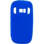 Funda Mooster trasera silicona Nokia C7 azul