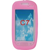 Funda Mooster trasera silicona Nokia C7 rosa