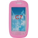 Funda Mooster trasera silicona Nokia C7 rosa