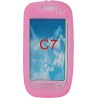Funda Mooster trasera silicona Nokia C7 rosa