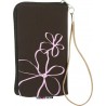 Funda Mooster universal c/cremallera marron flor pintada para Ibold B