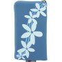 Funda Mooster universal c/cremallera azul estampado hawaiano  para iPhone 5 / Ibold B