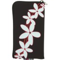 Funda Mooster universal c/cremallera marron estampado hawaiano valida para iPhone 5