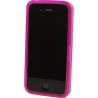 Carcasa Mooster trasera semi rigida rosa fucsia iPhone 4