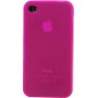 Carcasa Mooster trasera semi rigida rosa fucsia iPhone 4