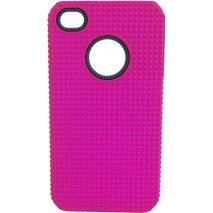 Carcasa trasera Mooster iPhone 4 fucsia