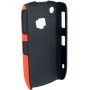 Carcasa trasera Mooster Blackberry 8520 naranja