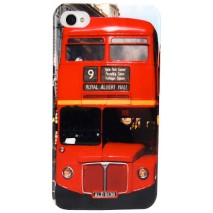 Carcasa rigida Mooster London bus iPhone 4 / 4s