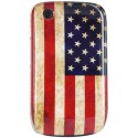 Carcasa rigida Mooster bandera americana retro Blackberry 8520