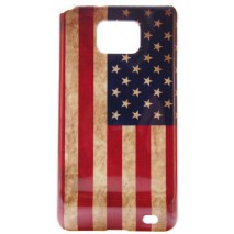 Carcasa rigida Mooster bandera americana retro Samsung Galaxy S2 I9100