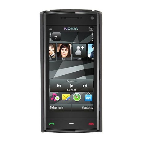 Carcasa trasera Mooster Nokia X6 negra