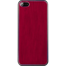 Carcasa trasera iPhone 5 acabado aluminio roja