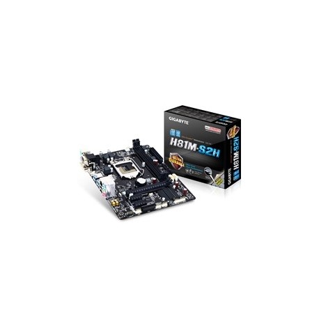 PLACA BASE GIGABYTE INTEL H81M-S2H LGA