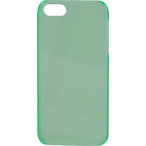 Carcasa trasera iPhone 5 transparente lisa verde