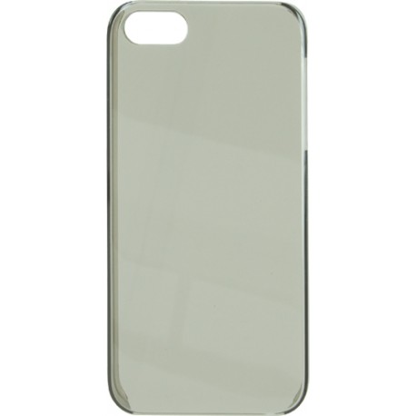 Carcasa trasera iPhone 5 transparente lisa marrón
