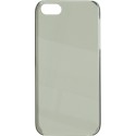 Carcasa trasera iPhone 5 transparente lisa marrón