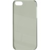 Carcasa trasera iPhone 5 transparente lisa marrón