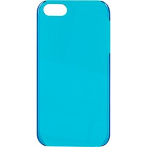 Carcasa trasera iPhone 5 transparente lisa azul