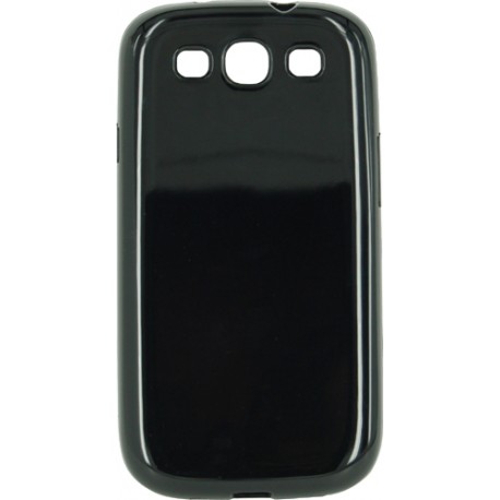 Carcasa Mooster trasera gel acabado brillo Samsung Galaxy S3 negra
