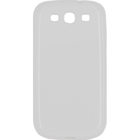 Carcasa Mooster trasera gel acabado brillo Samsung Galaxy S3 blanca