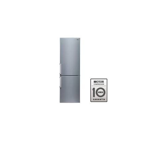 FRIGORIFICO LG COMBI GBB539PVHWB ACERO 1.9m A+ NO FROST, MOTOR INVERTER 10 AÑOS G