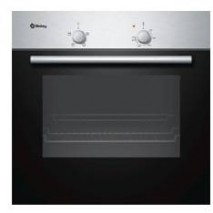 HORNO BALAY 3HB411XM CONVENCIONAL A,  60cm ACERO 4 FUNCCIONES