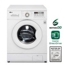 LAVADORA LG F10B8TDW 8Kg 1000 RPM  A+++ BLANCA, MOTOR INVERTER 2 AÑOS G