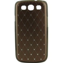 Carcasa Mooster trasera diamante Samsung Galaxy S3 marron