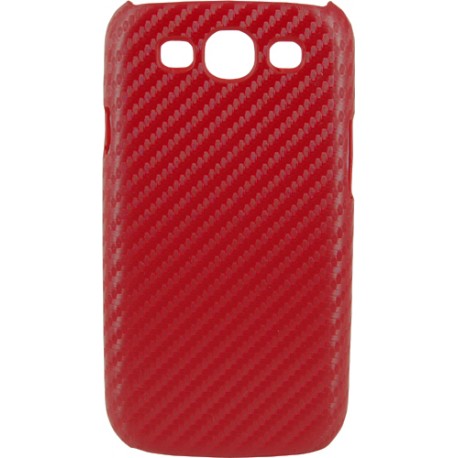 Carcasa Mooster trasera acabado cosido  Samsung Galaxy S3 roja