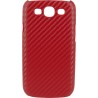 Carcasa Mooster trasera acabado cosido  Samsung Galaxy S3 roja