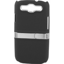 Carcasa Mooster trasera rigida con soporte metal Samsung Galaxy S3 negra